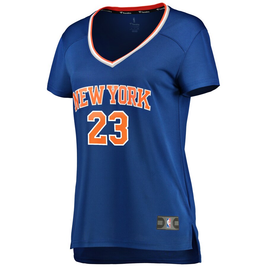 Alternative view of Mitchell Robinson New York Knicks Fanatics Branded Women's Fast Break Player Replica Jersey - Icon Edition - Blue