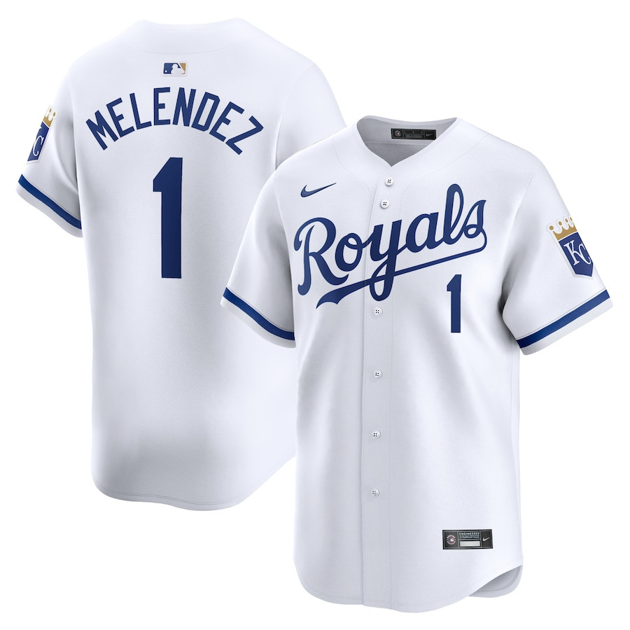 MJ Melendez 1 Kansas City Royals Home Limited Player Men Jersey - White 