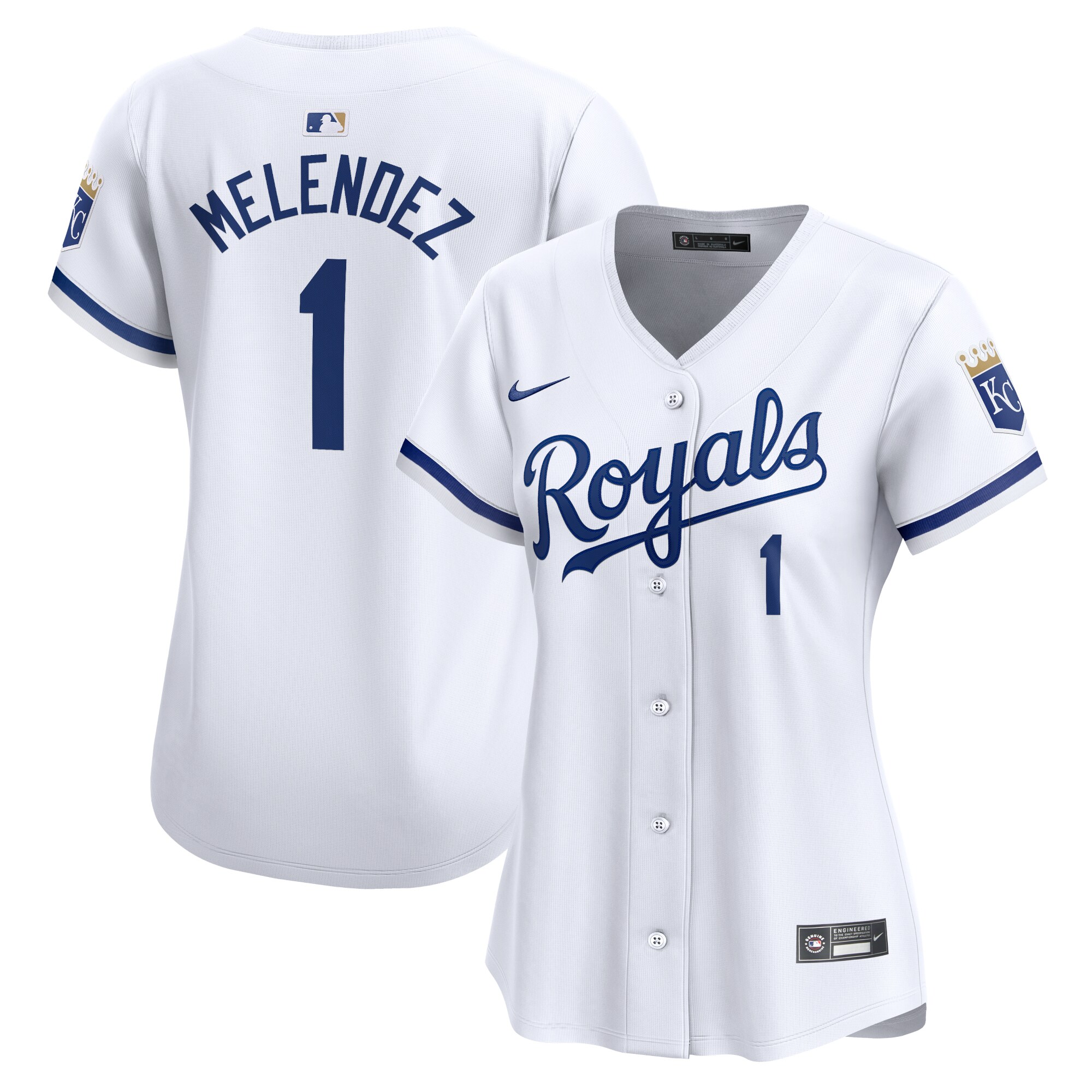 Mj Melendez Kansas City Royals Women's Home Limited Player Jersey - White