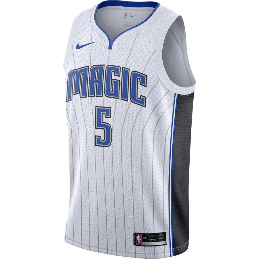 Alternative view of Mohamed Bamba Orlando Magic 2019/2020 Swingman Jersey - Association Edition - White