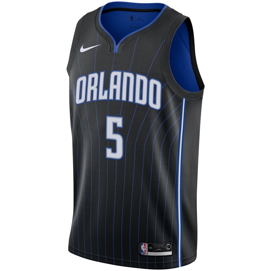 Alternative view of Mohamed Bamba Orlando Magic 2019/2020 Swingman Jersey - Icon Edition - Black