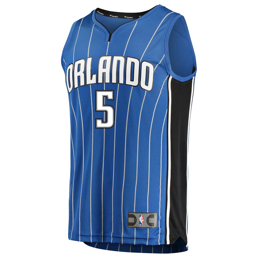 Alternative view of Mohamed Bamba Orlando Magic Fanatics Branded 2018 Nba Draft First Round Pick Fast Break Replica Jersey Blue - Icon Edition