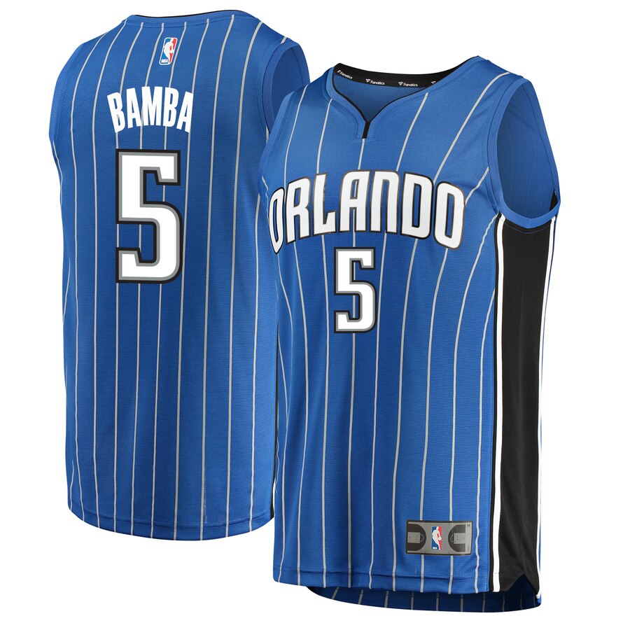 Mohamed Bamba Orlando Magic Fanatics Branded 2018 Nba Draft First Round Pick Fast Break Replica Jersey Blue - Icon Edition