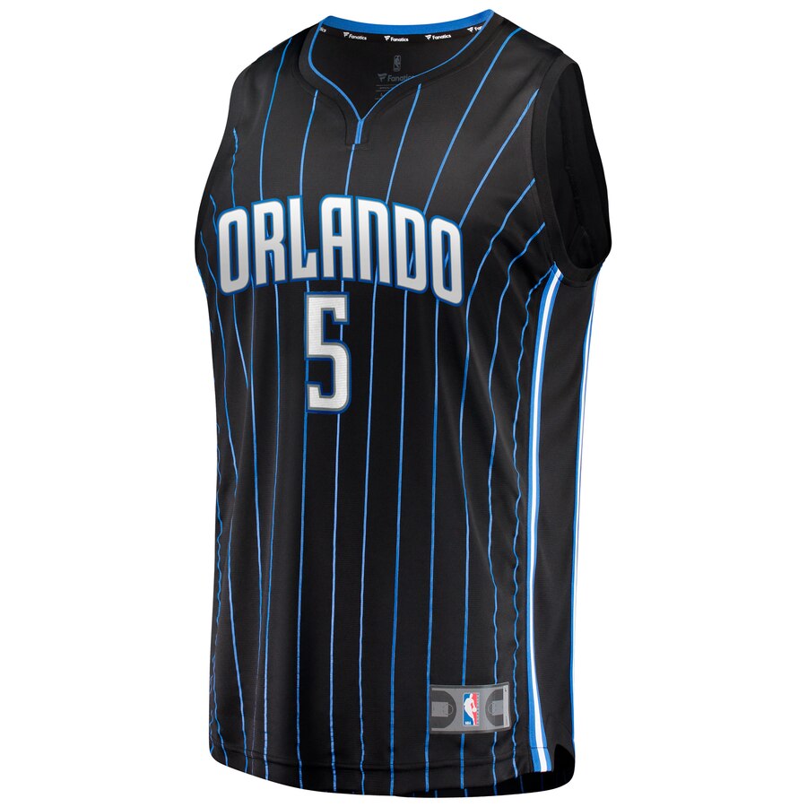 Alternative view of Mohamed Bamba Orlando Magic Fanatics Branded 2019 Fast Break Replica Player Jersey Black - Icon Edition