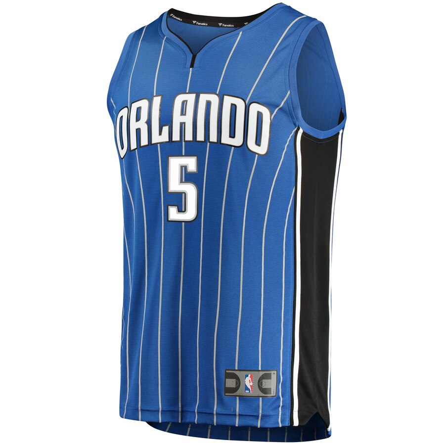 Alternative view of Mohamed Bamba Orlando Magic Fanatics Branded Youth Fast Break Replica Jersey Blue - Icon Edition