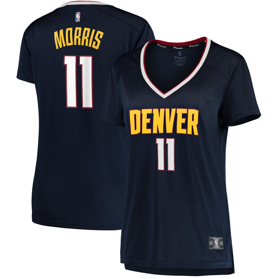 Monte Morris Denver Nuggets Fanatics Branded Women's Fast Break Player Jersey - Icon Edition - Navy