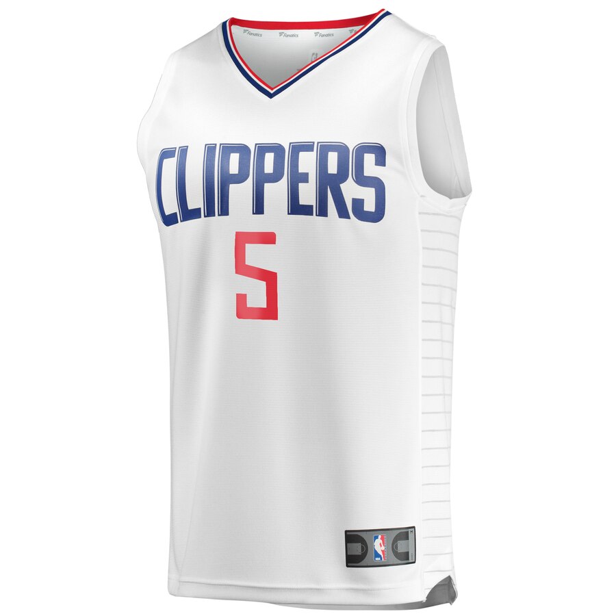 Alternative view of Montrezl Harrell La Clippers Fanatics Branded Fast Break Player Jersey - Association Edition - White