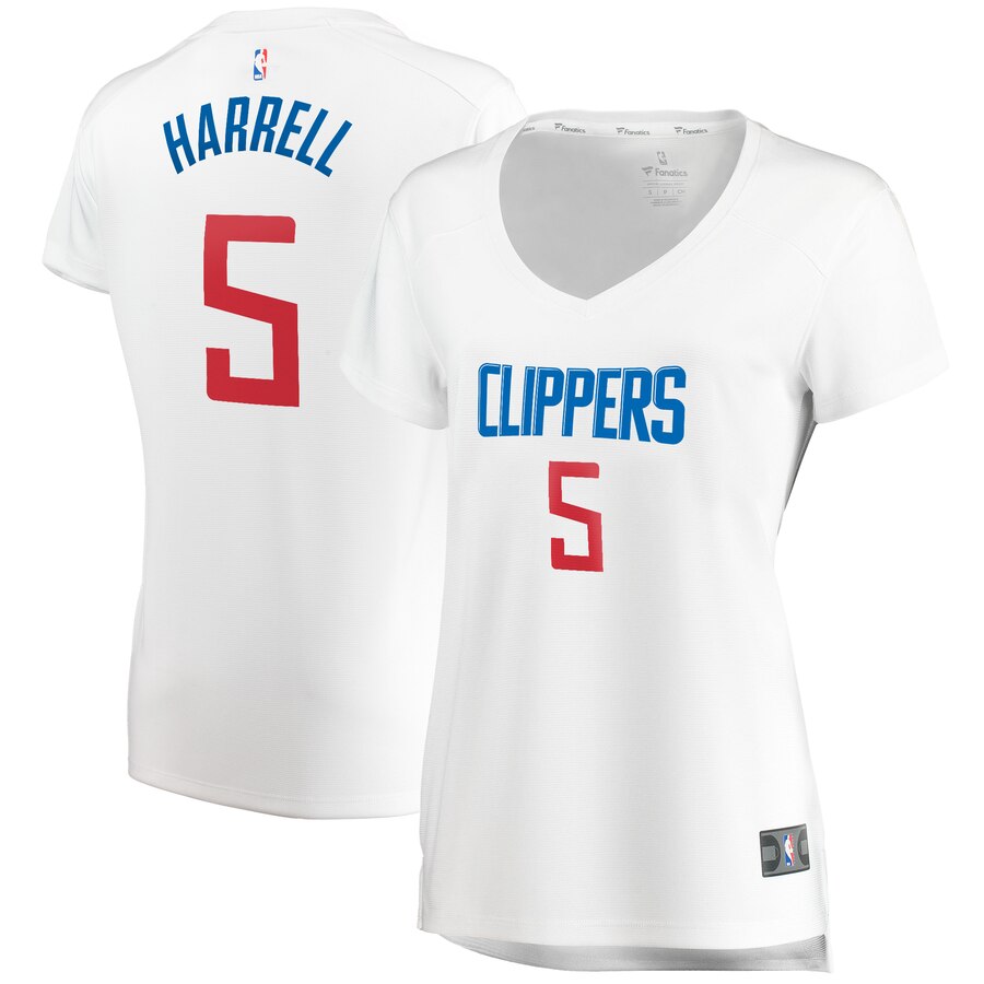 Montrezl Harrell La Clippers Fanatics Branded Women's Fast Break Player Jersey - Association Edition - White