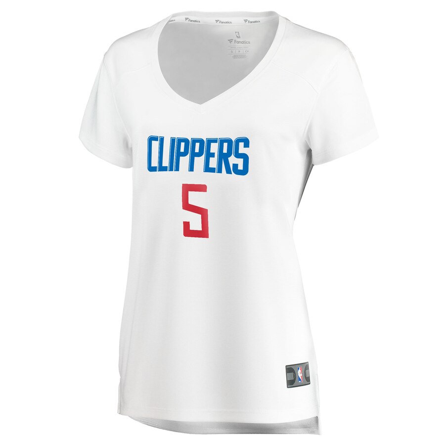 Alternative view of Montrezl Harrell La Clippers Fanatics Branded Women's Fast Break Player Jersey - Association Edition - White