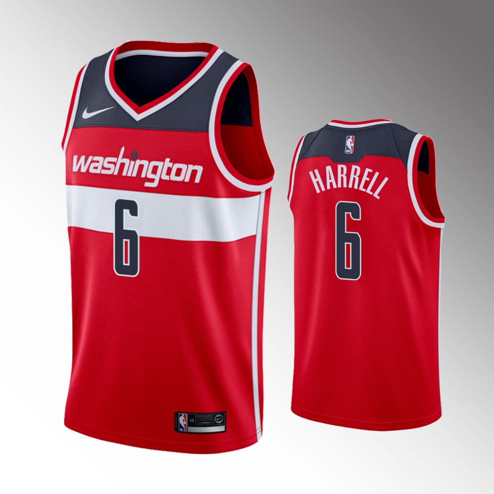 Montrezl Harrell Washington Wizards 2021 Icon Edition Red 2021 Trade Jersey