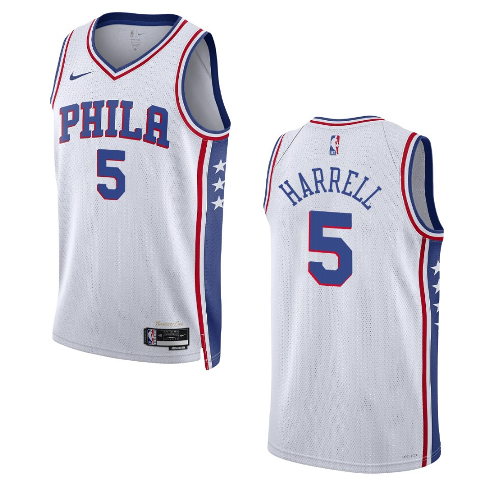 Montrezl Harrell White Association Edition 2022-23 Philadelphia 76ers Swingman Jersey