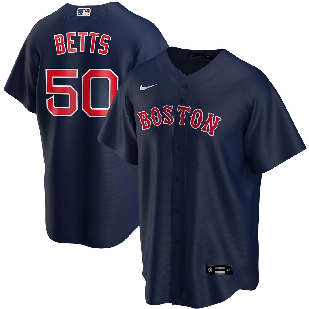 Mookie Betts Boston Red Sox Alternate 2020 Player Jersey - Navy