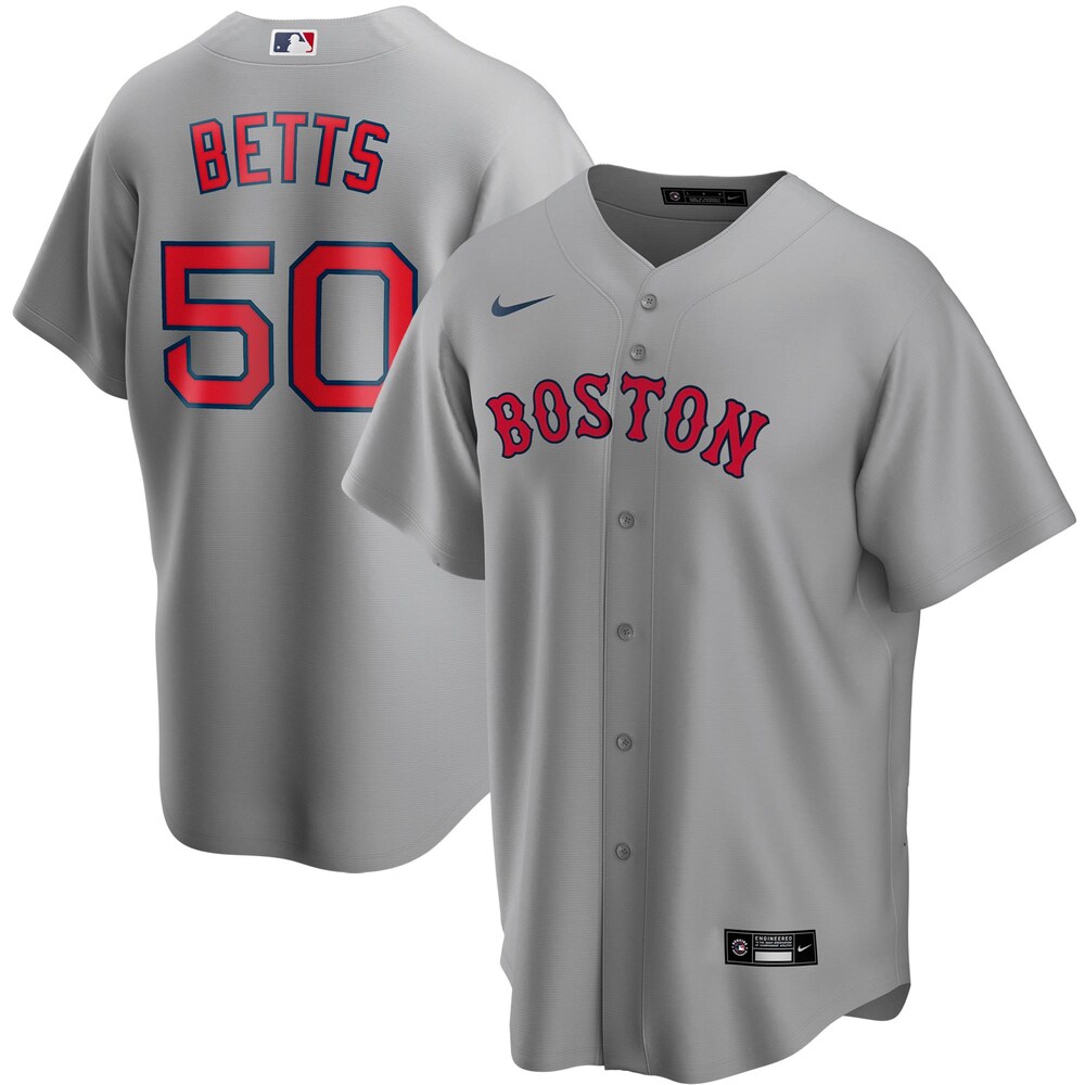 Mookie Betts Boston Red Sox Road 2020 Player Jersey - Gray