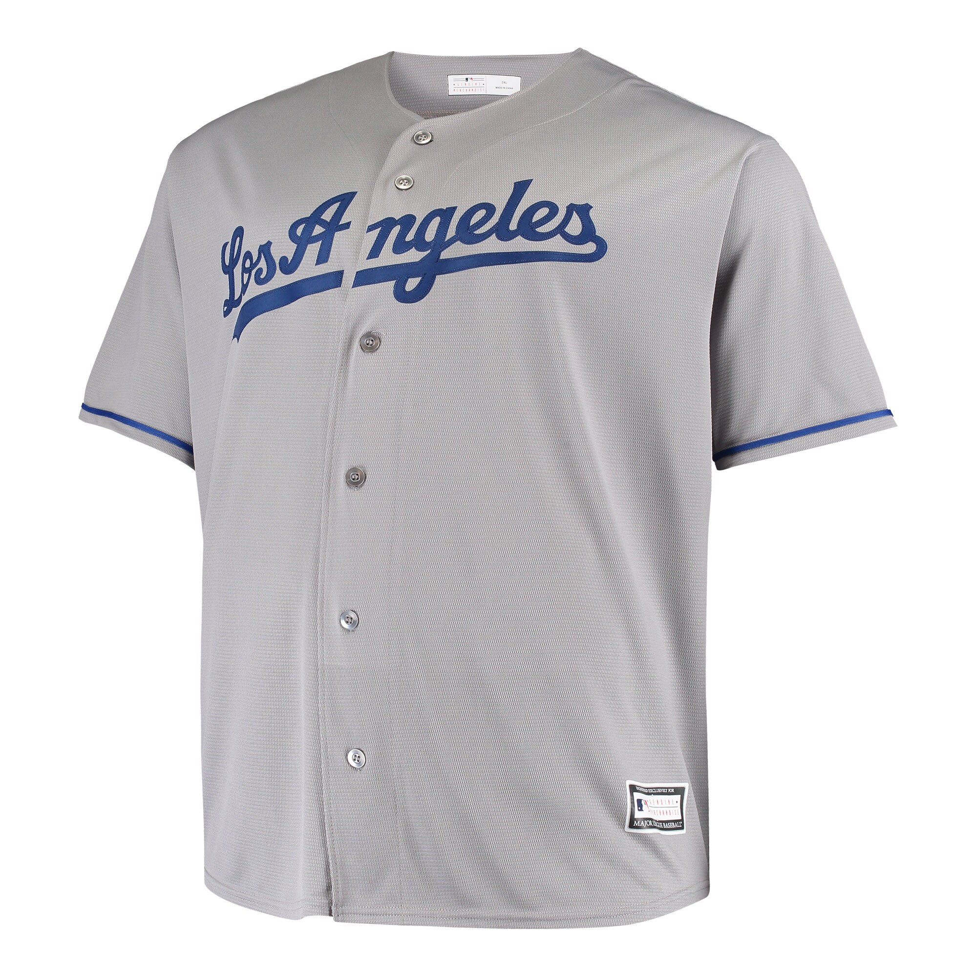 Alternative view of Mookie Betts Los Angeles Dodgers Big & Tall Replica Player Jersey - Gray