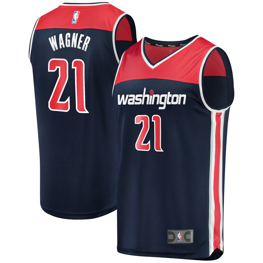 Moritz Wagner Washington Wizards Fanatics Branded Fast Break Replica Player Jersey Navy - Statement Edition