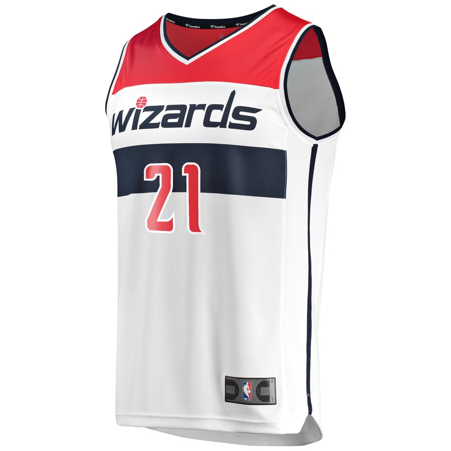 Alternative view of Moritz Wagner Washington Wizards Fanatics Branded Fast Break Replica Player Jersey White - Association Edition