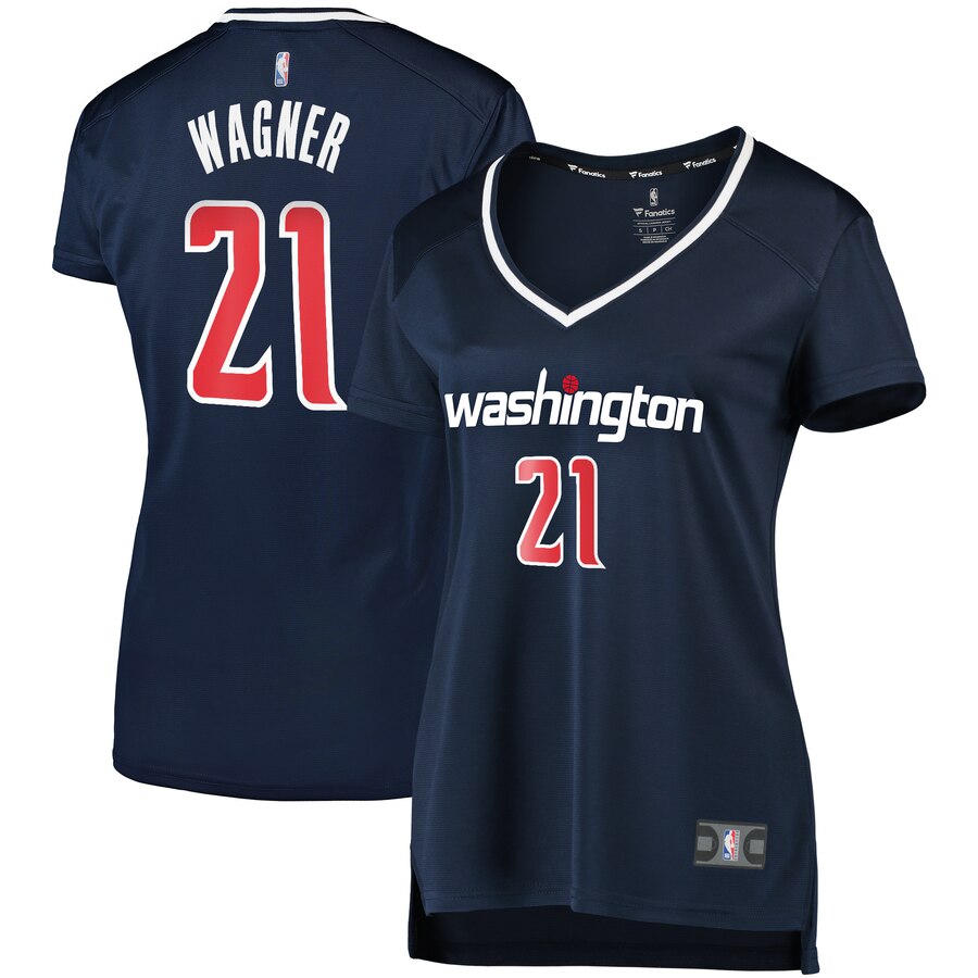 Moritz Wagner Washington Wizards Fanatics Branded Women's Fast Break Replica Jersey Navy - Statement Edition