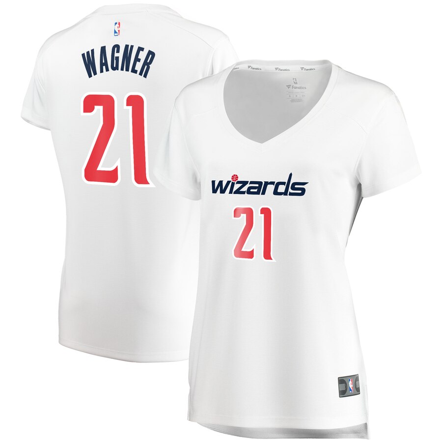 Moritz Wagner Washington Wizards Fanatics Branded Women's Fast Break Replica Jersey White - Association Edition