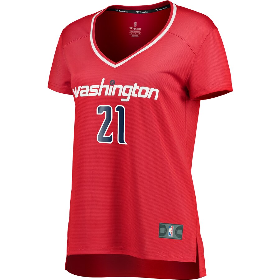 Alternative view of Moritz Wagner Washington Wizards Fanatics Branded Women's Fast Break Replica Player Jersey - Icon Edition - Red