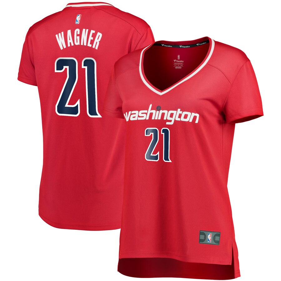 Moritz Wagner Washington Wizards Fanatics Branded Women's Fast Break Replica Player Jersey - Icon Edition - Red