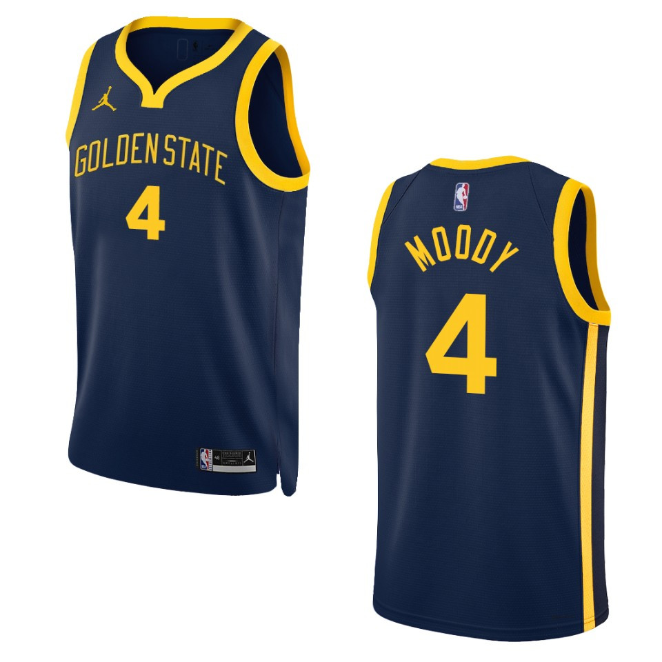 Moses Moody Navy Statement Edition 2022-23 Golden State Warriors Swingman Jersey
