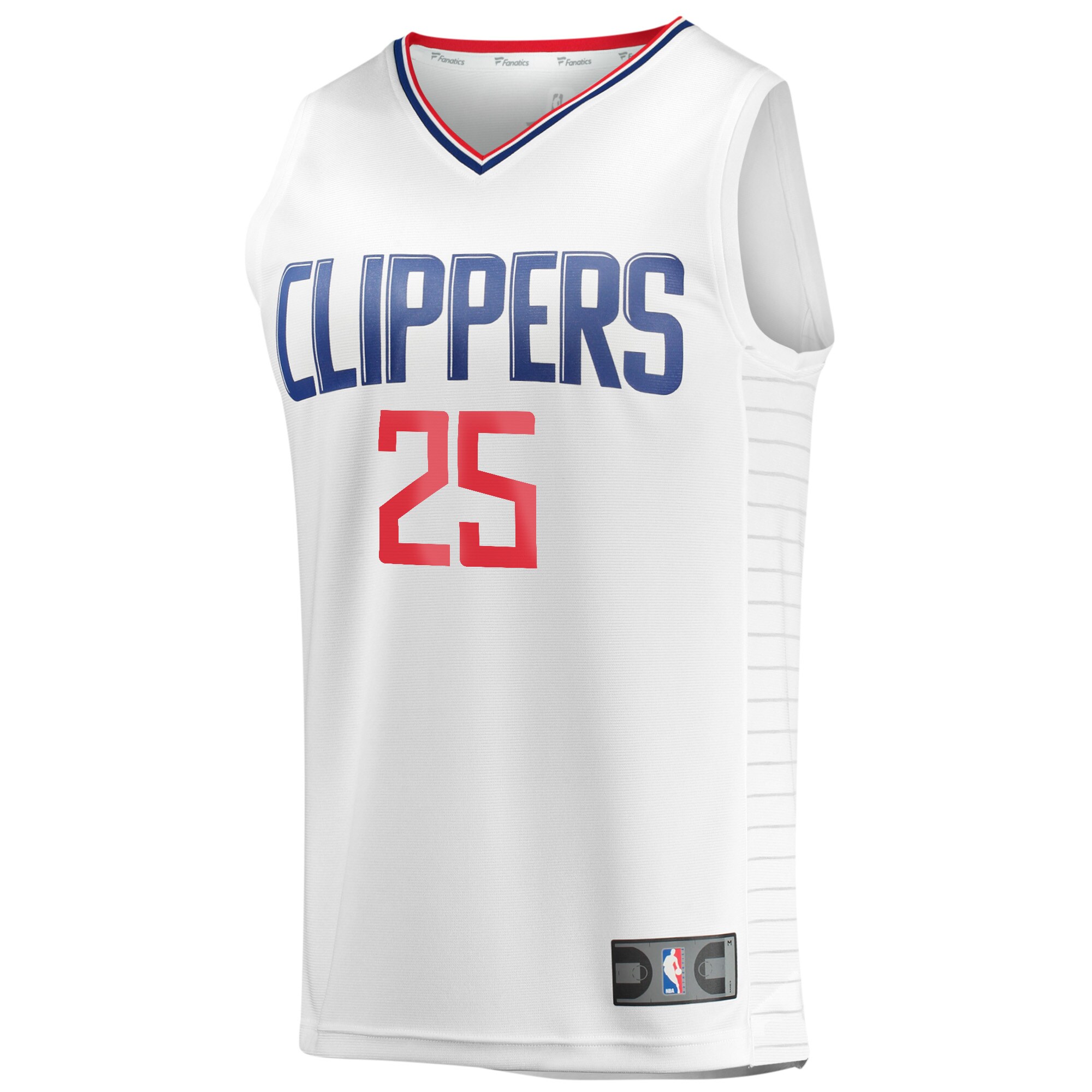 Alternative view of Moussa DiabatÃƒÆ’Ã‚Â© La Clippers Fanatics Youth Fast Break Player Jersey - Association Edition - White