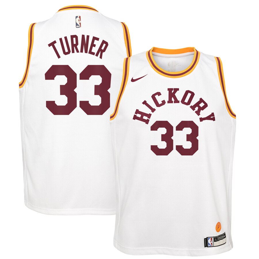 Myles Turner Indiana Pacers Nike Youth Hardwood Classics Swingman Jersey - White