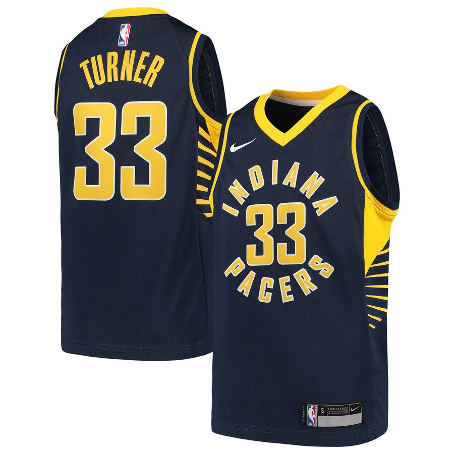 Myles Turner Indiana Pacers Youth Swingman Jersey - Navy - Icon Edition