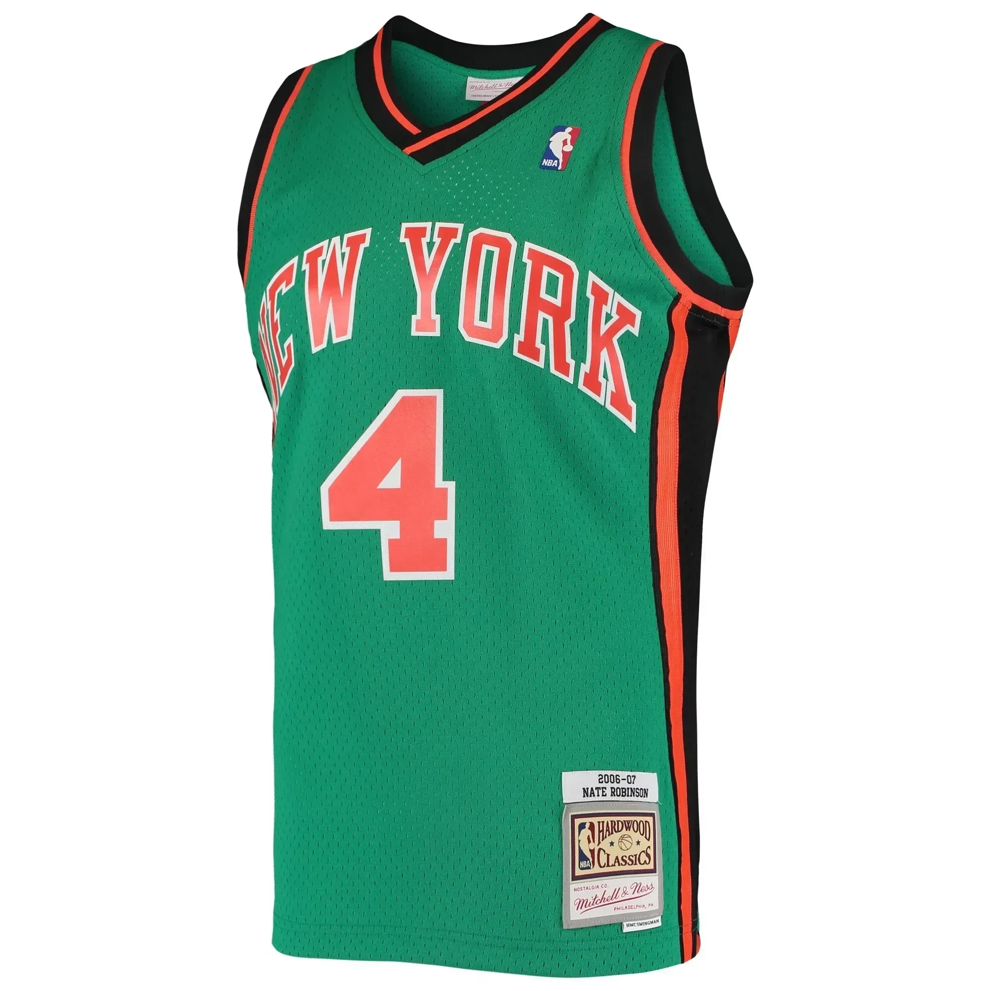 Alternative view of Nate Robinson New York Knicks Mitchell & Ness Hardwood Classics Swingman Jersey - Green - JS312 