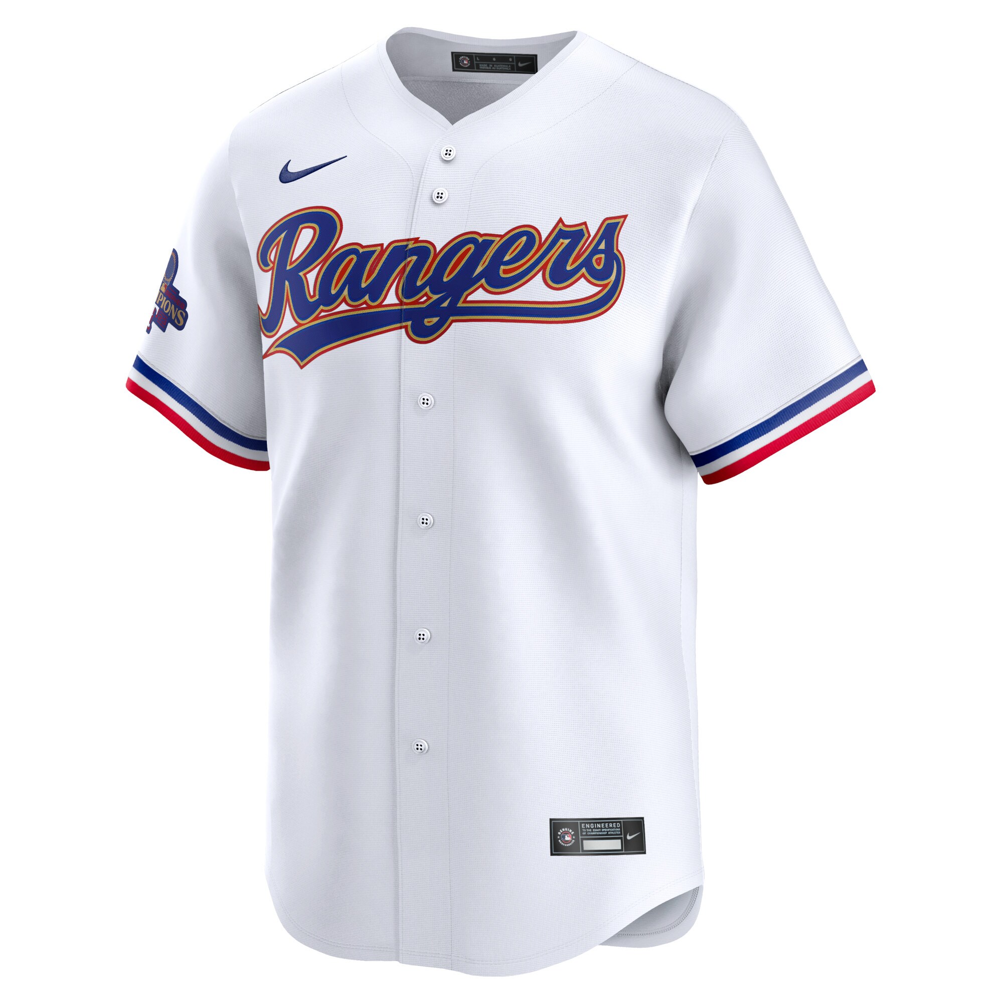 Alternative view of Nathaniel Lowe Texas Rangers 2024 Gold Collection Limited Player JerseyÃƒâ€šÃ‚Â ÃƒÂ¢Ã¢â€šÂ¬Ã¢â‚¬Å“ White