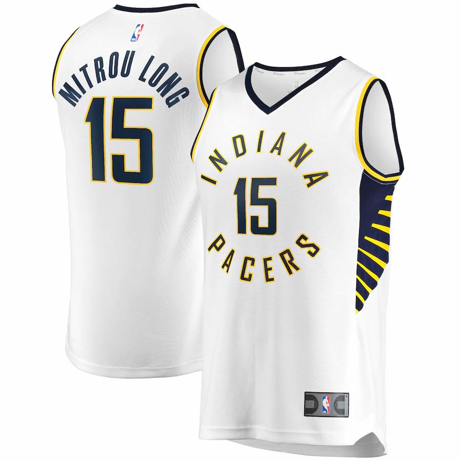 Naz Mitrou-long Indiana Pacers Fanatics Branded Fast Break Player Jersey - Association Edition - White