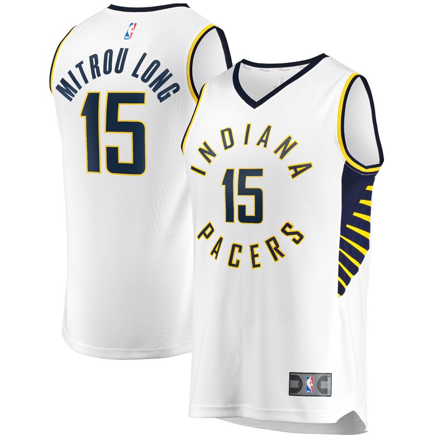 Naz Mitrou-long Indiana Pacers Fanatics Branded Youth Fast Break Player Jersey - Association Edition - White