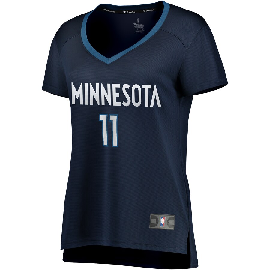 Alternative view of Naz Reid Minnesota Timberwolves Fanatics Branded Women's Fast Break Replica Player Jersey - Icon Edition - Navy