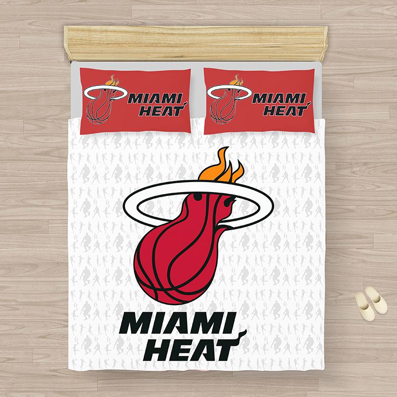 NBA Miami Heat Bedding Comforter Set - Custom Bedding Set