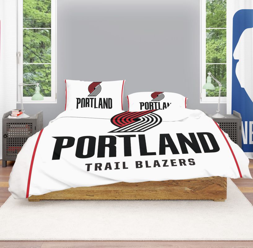 Alternative view of NBA New Portland Trail Blazers Bedding Comforter Set - Custom Bedding Set