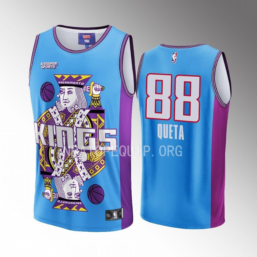 Neemias Queta 88 Sacramento Kings NBA & KidSuper Studios Unisex Hometown Jersey - JS660 