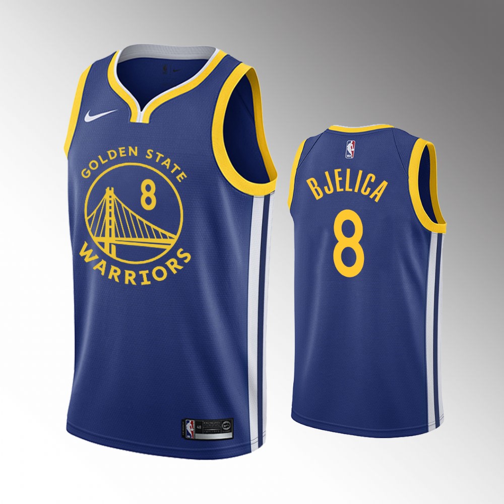 Nemanja Bjelica Golden State Warriors 2021 Icon Edition Royal 2021 Trade Jersey