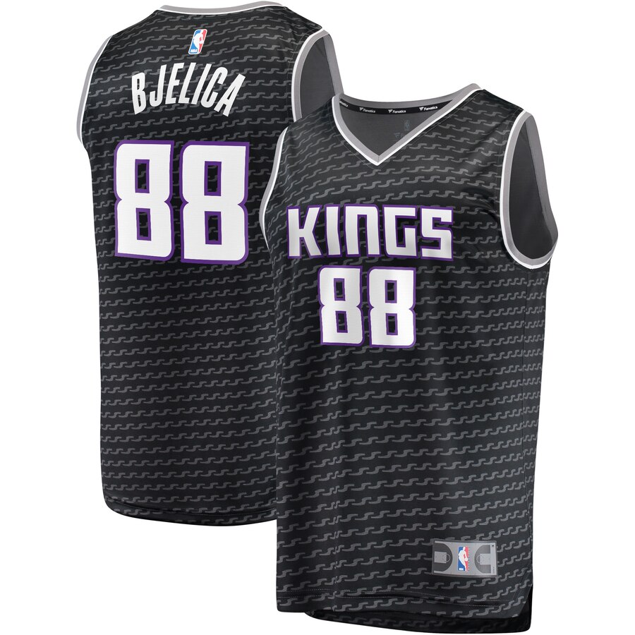 Nemanja Bjelica Sacramento Kings Fanatics Branded Fast Break Player Replica Jersey - Statement Edition - Black