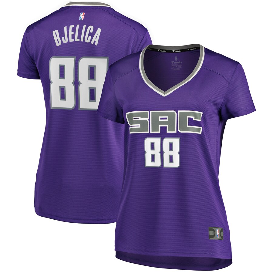 Nemanja Bjelica Sacramento Kings Fanatics Branded Women's Fast Break Player Replica Jersey - Icon Edition - Purple