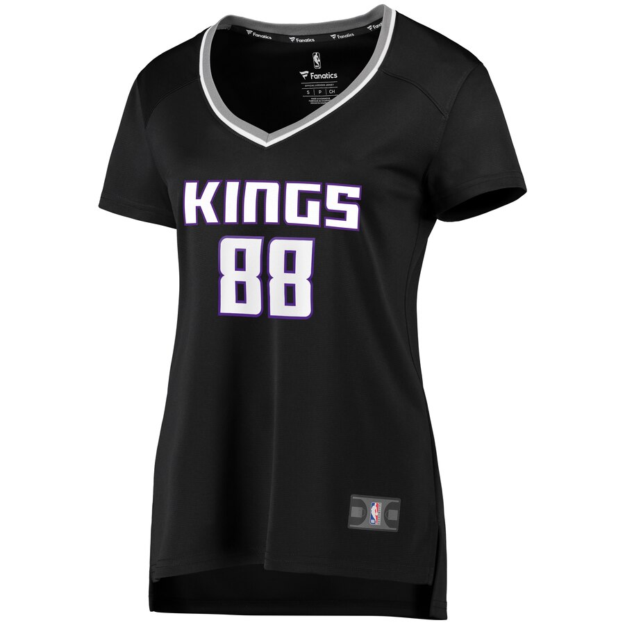 Alternative view of Nemanja Bjelica Sacramento Kings Fanatics Branded Women's Fast Break Player Replica Jersey - Statement Edition - Black