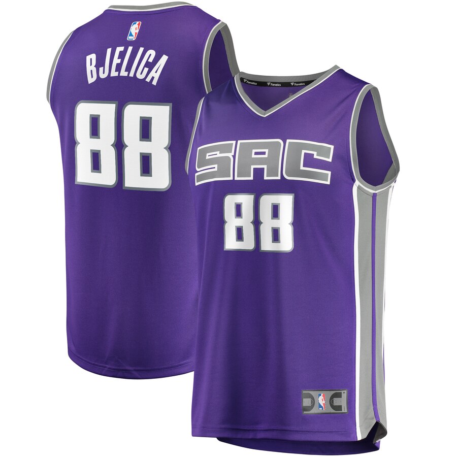 Nemanja Bjelica Sacramento Kings Fanatics Branded Youth Fast Break Replica Player Jersey - Icon Edition - Purple