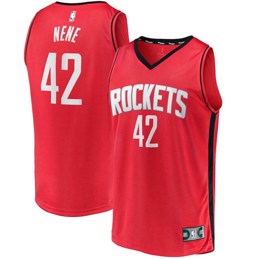 Nene Houston Rockets Fanatics Branded Fast Break Player Jersey - Icon Edition - Red