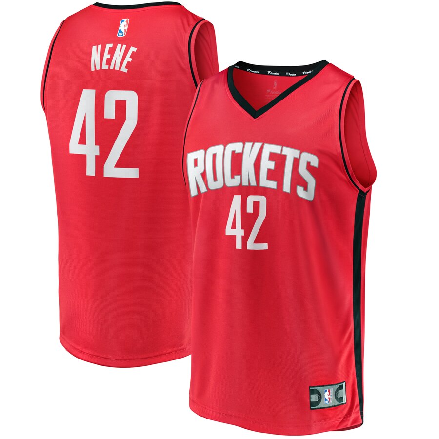 Nene Houston Rockets Fanatics Branded Youth Fast Break Player Jersey - Icon Edition - Red