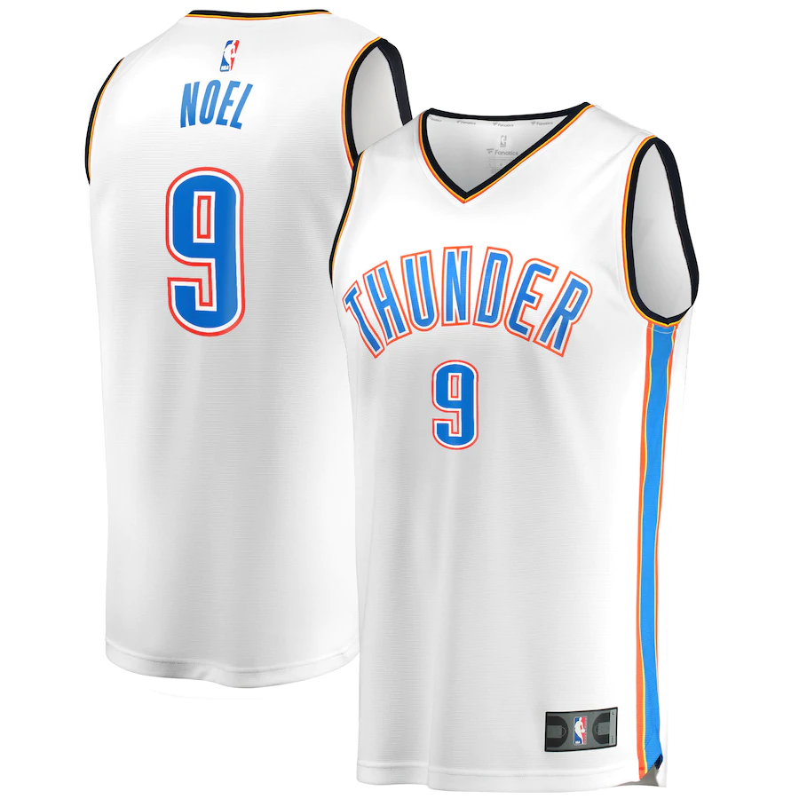 Nerlens Noel Oklahoma City Thunder Fanatics Branded Fast Break Player Jersey - Association Edition - White