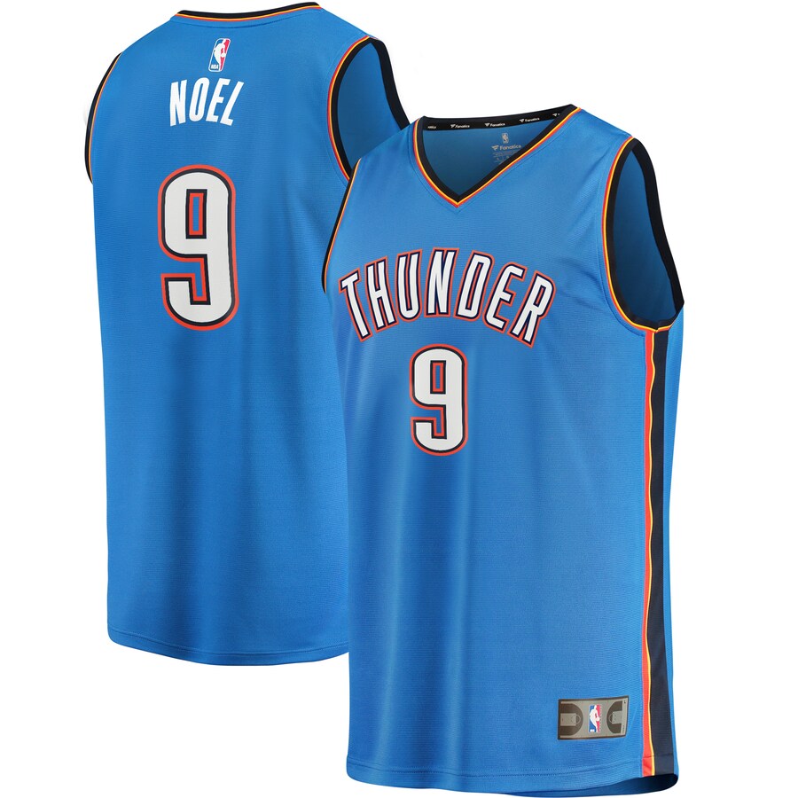 Nerlens Noel Oklahoma City Thunder Fanatics Branded Fast Break Player Jersey - Icon Edition - Blue