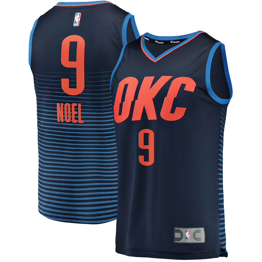 Nerlens Noel Oklahoma City Thunder Fanatics Branded Fast Break Player Jersey - Statement Edition - Navy