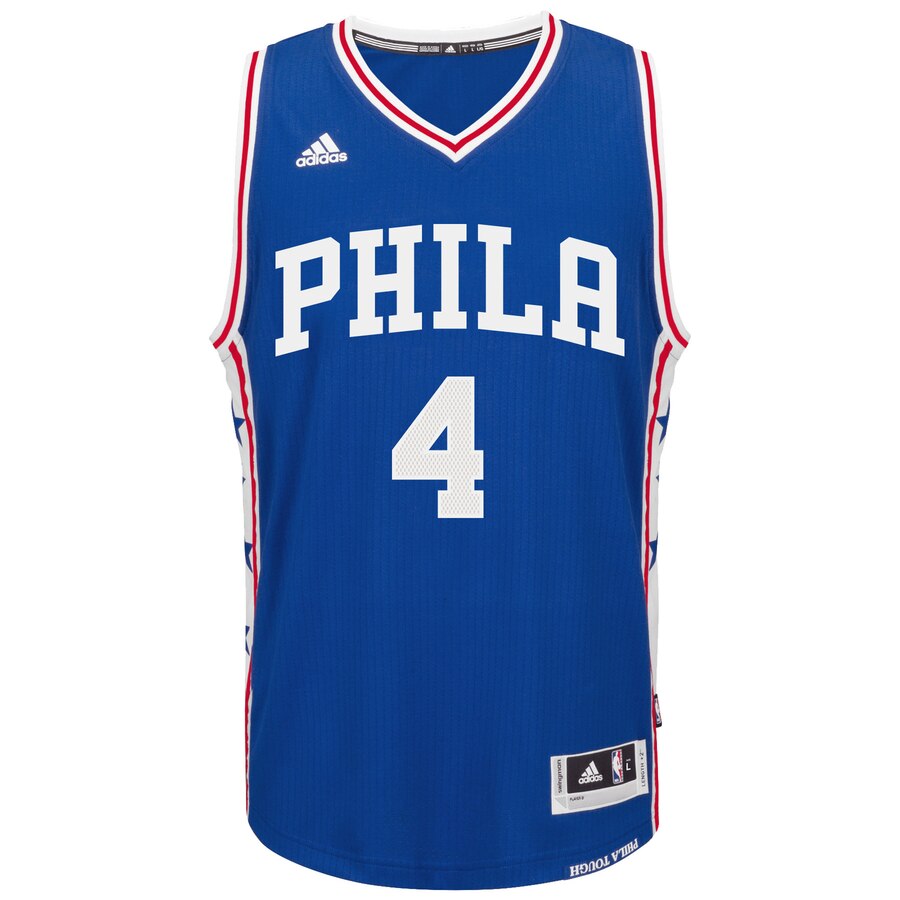 Alternative view of Nerlens Noel Philadelphia 76ers Youth Road Swingman Jersey - Royal