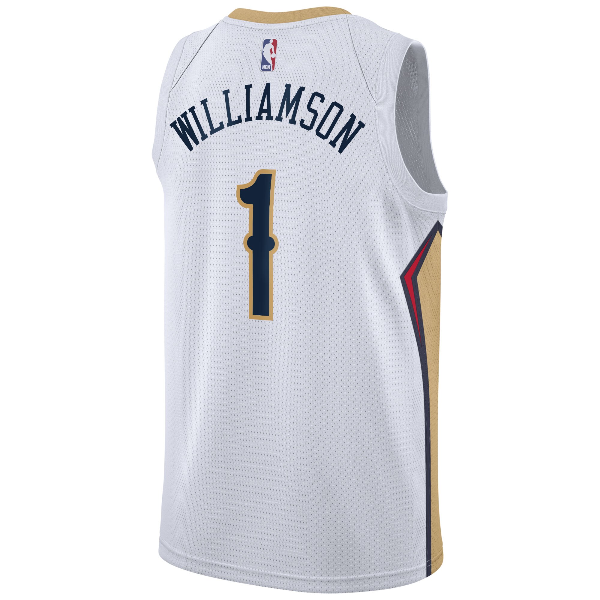 Alternative view of New Orleans Pelicans Association Swingman Jersey - Zion Williamson - Youth - JS959 