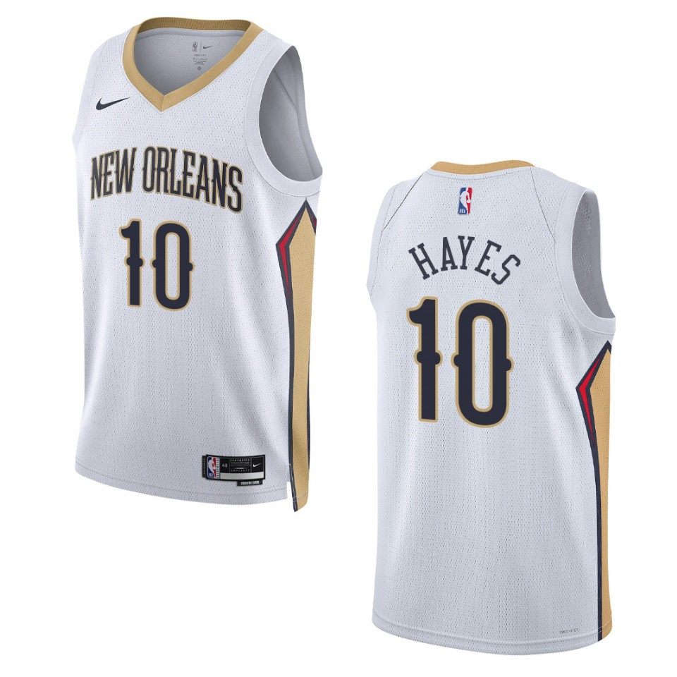 New Orleans Pelicans Jaxson Hayes 2022-23 Association Edition White Swingman Jersey