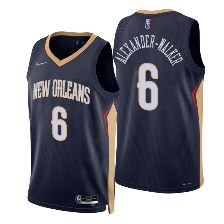 New Orleans Pelicans Nickeil Alexander-walker 75th Anniversary Diamond Jersey Icon